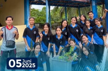Mahasiswa Program Studi Pendidikan Komputer STKIP Persada Khatulistiwa turut serta dalam kegiatan Aksi Bersih Sampah Plastik dengan tema “Ending Plastic Pollution (Hentikan Polusi Plastik)”.